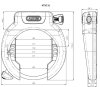 Abus Rahmenschl. 4750XL & Akkuschl.IT2.1 T82 Bosch2 gleichschliessend schwarz 