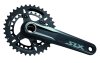 Shimano Kettenradgarnitur SLX FC-M7100 175 mm 36X26 CL: 48.8 mm 